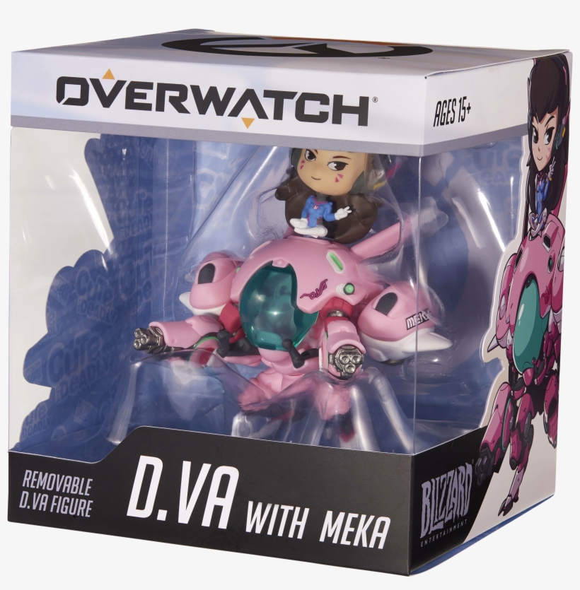 Figure - Cute But Deadly D Va With Meka, transparent png #1490874