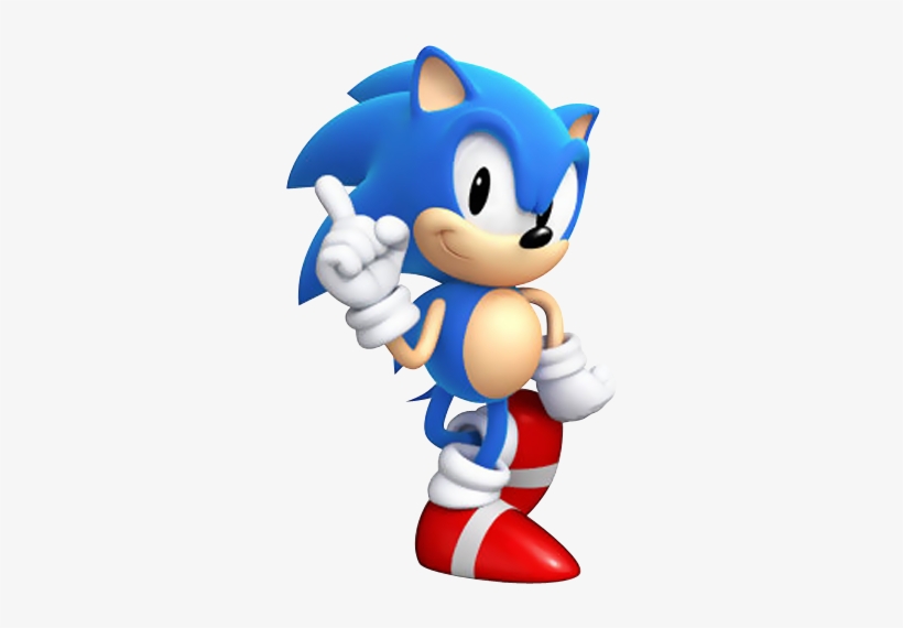 Classic Sonic - Sonic Forces Classic Sonic, transparent png #1491164
