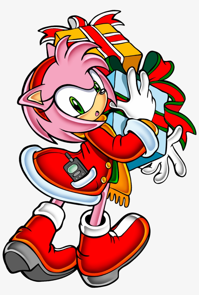 Sonic Adventure Xmas Amy Sonic Adventure, Amy Rose, - Amy Sonic Adventure, transparent png #1491238