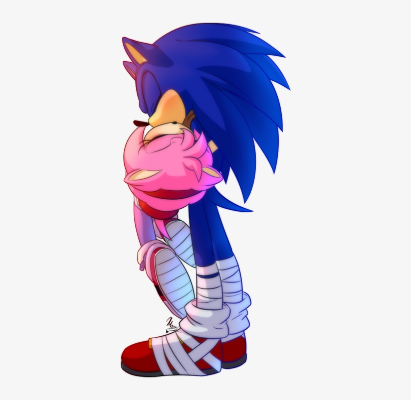 Sonic Boom Fan Art - Sonic X Amy Fanart, transparent png #1491308