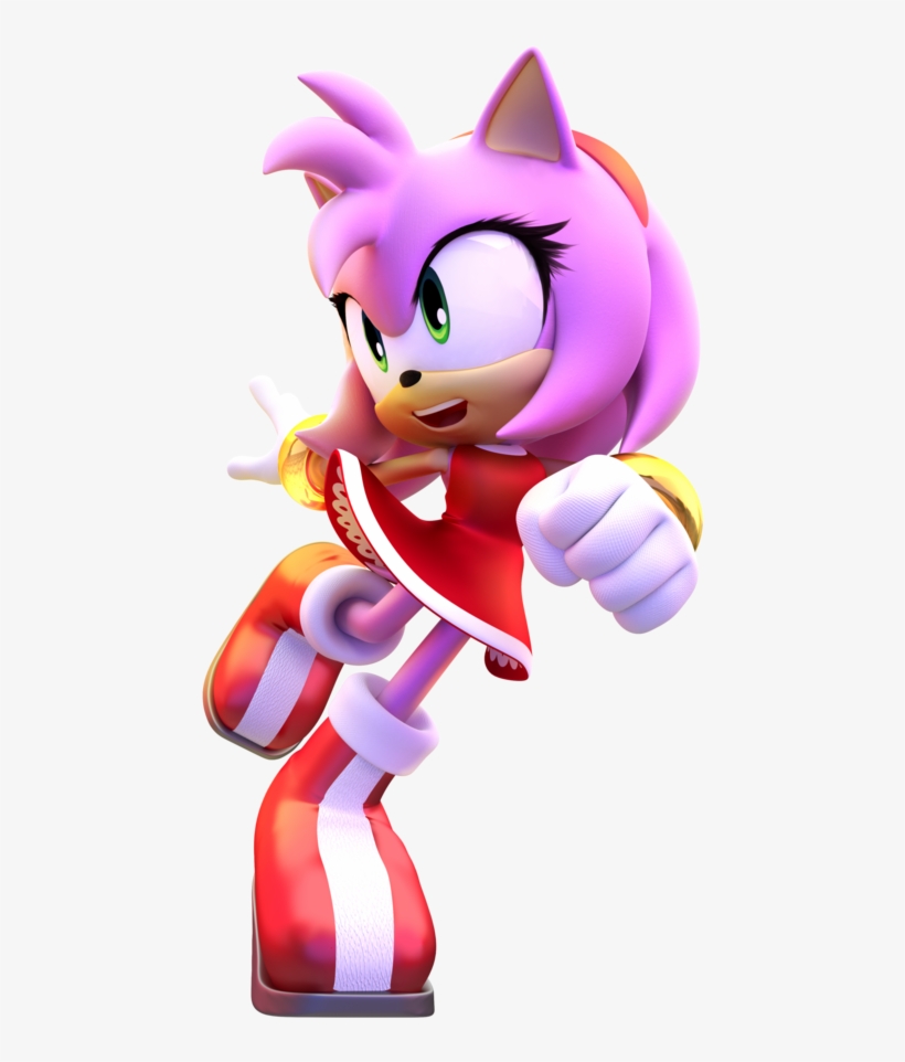 Amy Rose By ~fentonxd On Deviantart So Pretty~ Amy - Nude Sonic Boom Amy  Rose - Free Transparent PNG Download - PNGkey