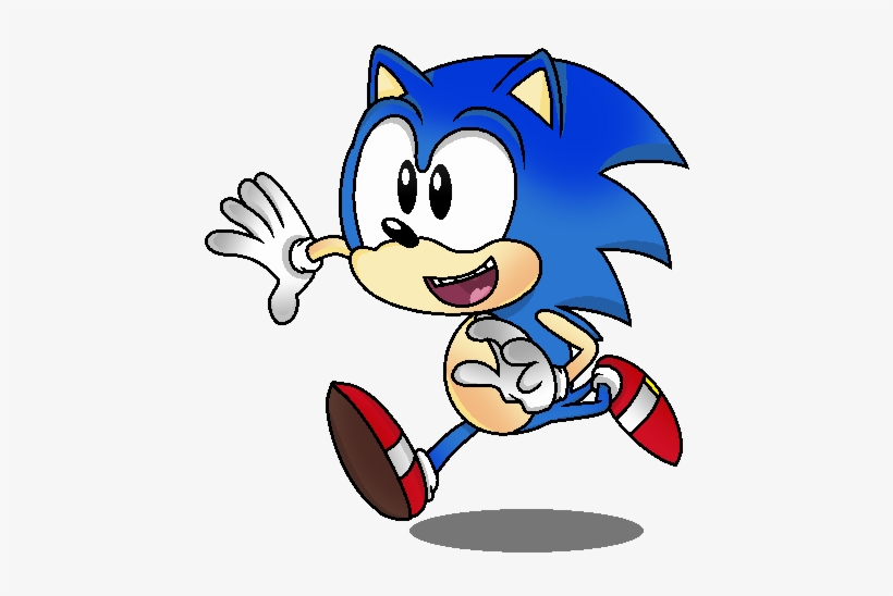 Classic Sonic Fan Art By Nsmah On Deviantart - Classic Sonic Fan Art, transparent png #1491394