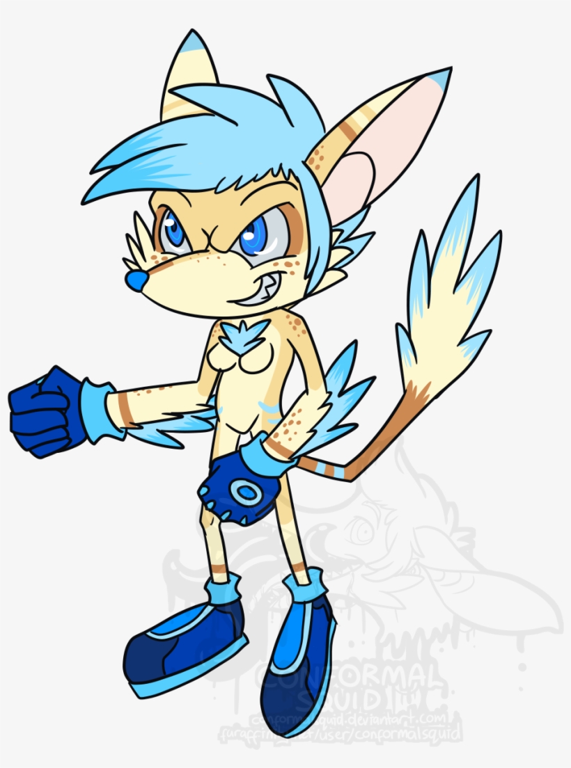 Kayden The Sanic - Cartoon, transparent png #1491508
