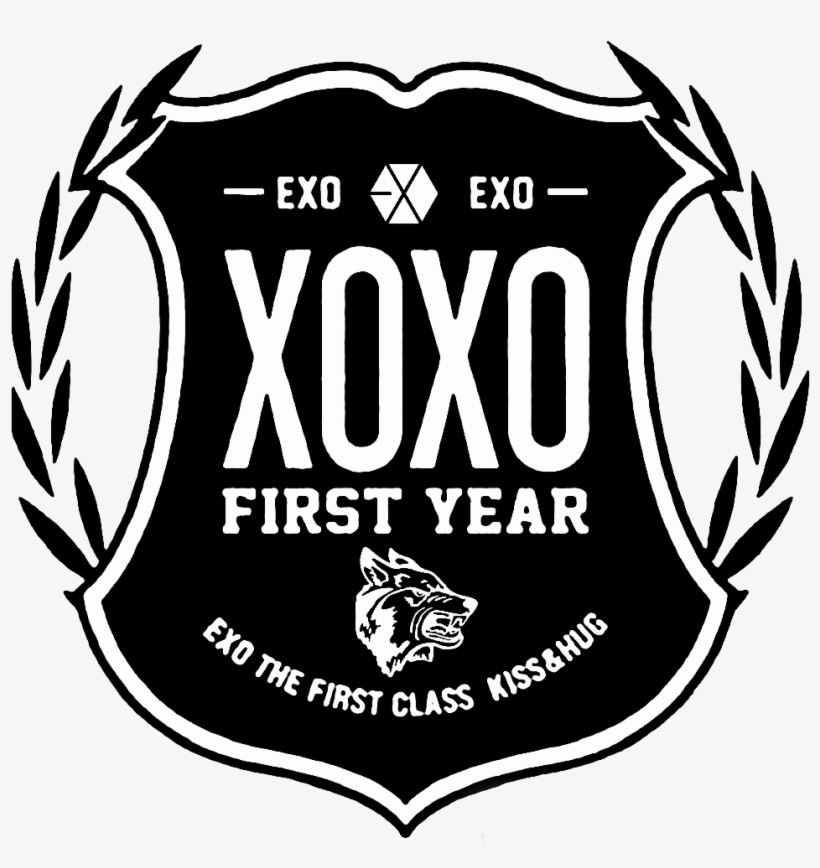 Logo Exo Wolf - Xoxo (kisses & Hugs), transparent png #1491557