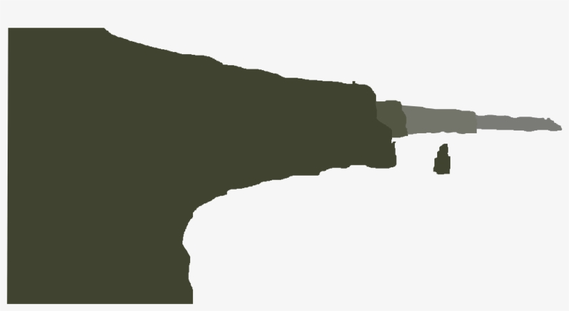 Cliffs Shadow - Cliffs Of Moher Clipart, transparent png #1491842