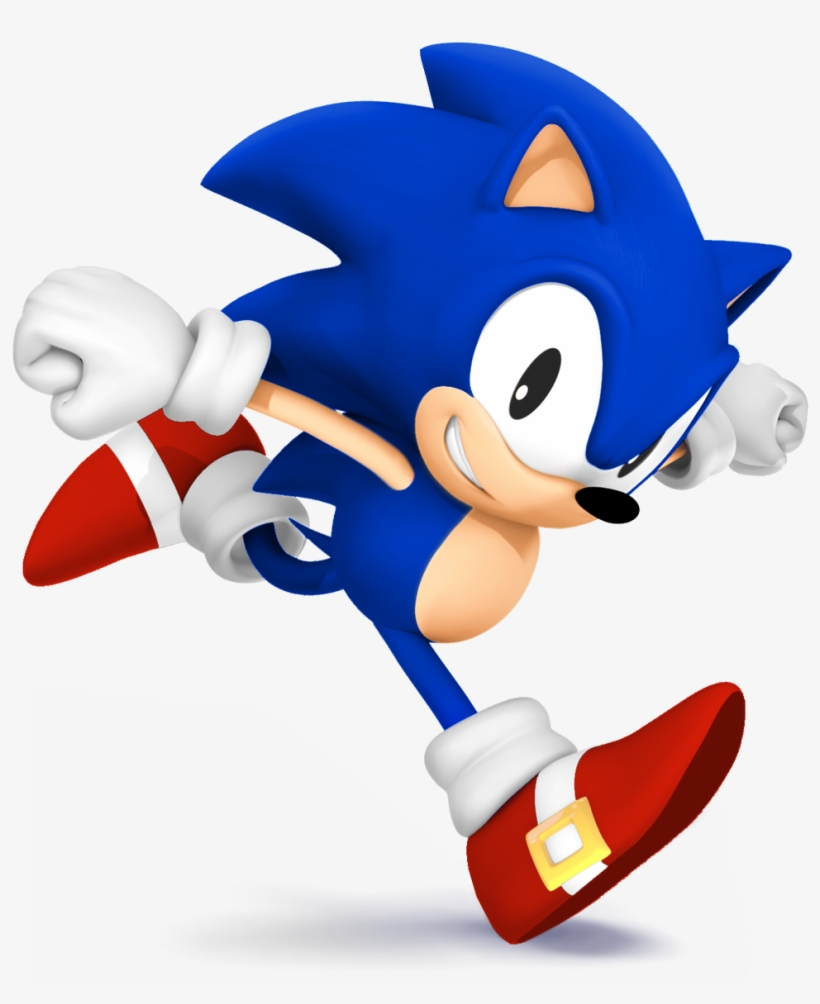 Free: Sonic - Classic Sonic The Hedgehog Png 