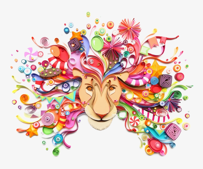 Paper Idea Lion Deco Png Freeuse Download - Paper Art Yulia Brodskaya, transparent png #1491955