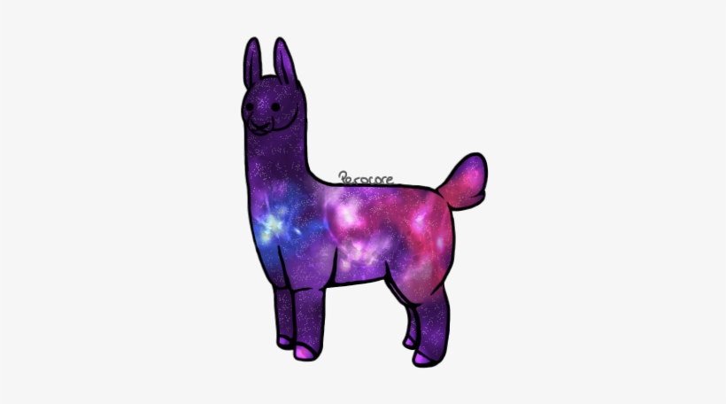 View - Galaxy Llama, transparent png #1491957