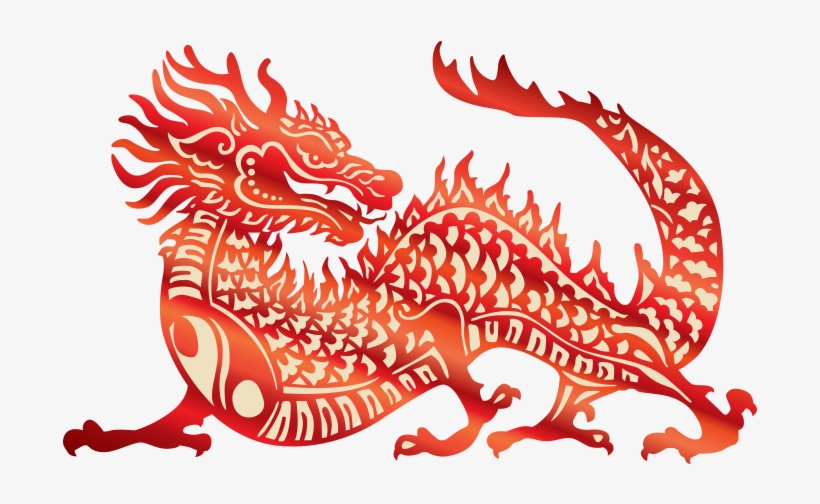 Encapsulated With The Prestigious Ngc Acab Red Dragon - Red Chinese Dragon Png, transparent png #1491960