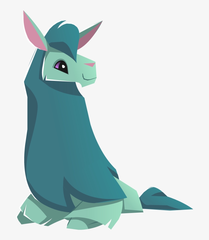 Llama Kneeling - Animal Jam Llama Png, transparent png #1492059