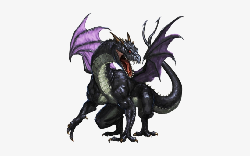 Dragon Png Image - Black Dragon Png, transparent png #1492114