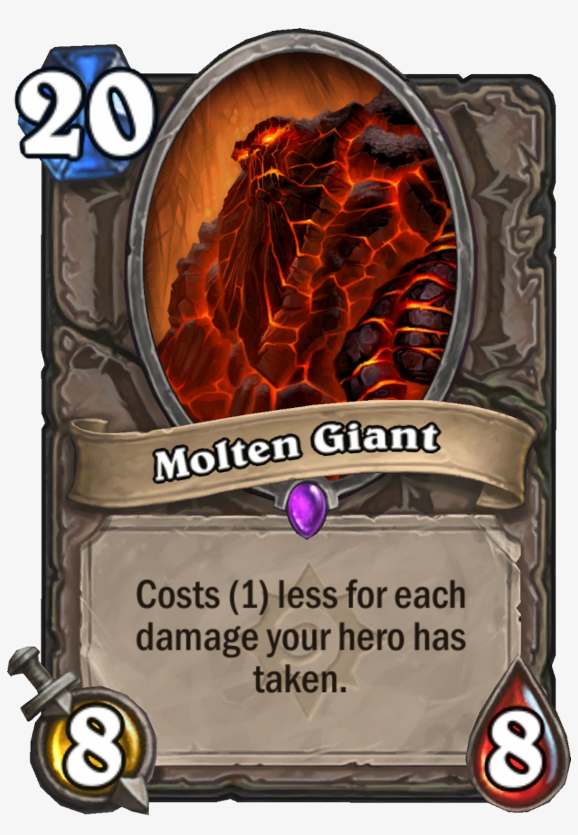 Molten Giant Changes Hearthstone, transparent png #1492115