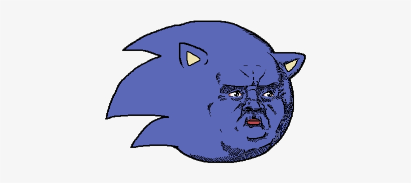 More Sanic Pls - Sonic The Hedgehog, transparent png #1492342