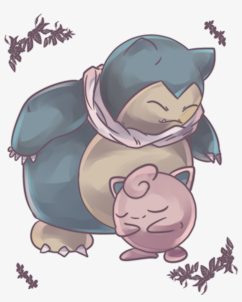 Jigglypuff And Snorlax - Snorlax Jigglypuff, transparent png #1492595