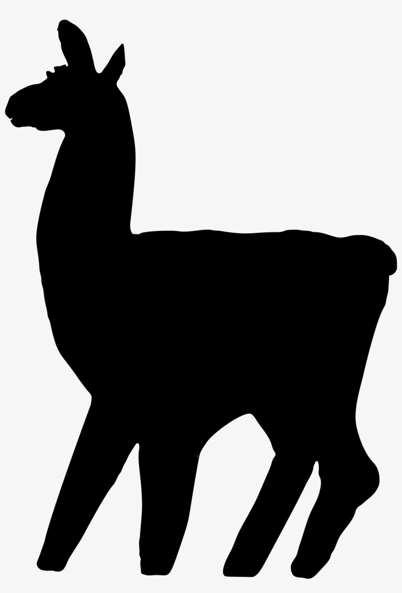 This Free Icons Png Design Of Llama Silhouette, transparent png #1492596