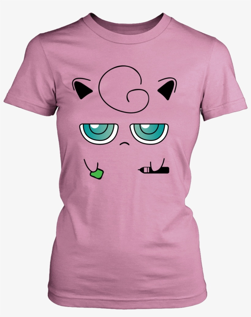 Pokemon Jigglypuff Marker Shirt - Living My Best Life Shirt, transparent png #1492745