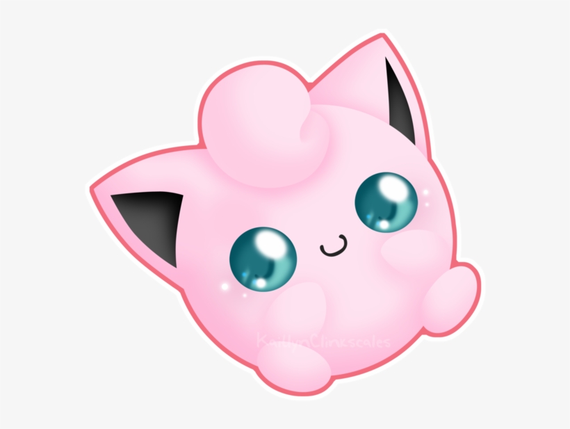 Jigglypuff V3 By Kaitlynclinkscales - Cute Jigglypuff, transparent png #1492828