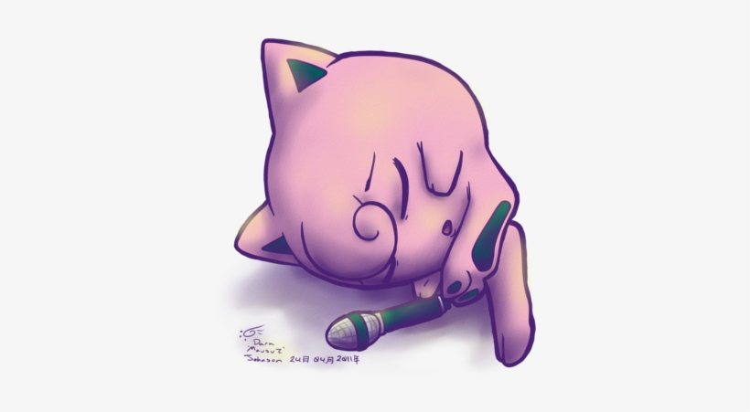 By Parallelpenguins On Deviantart - Jigglypuff Sleeping, transparent png #1492871