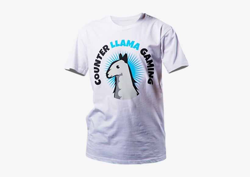 Counter Llama Gaming Tee - T-shirt, transparent png #1492890