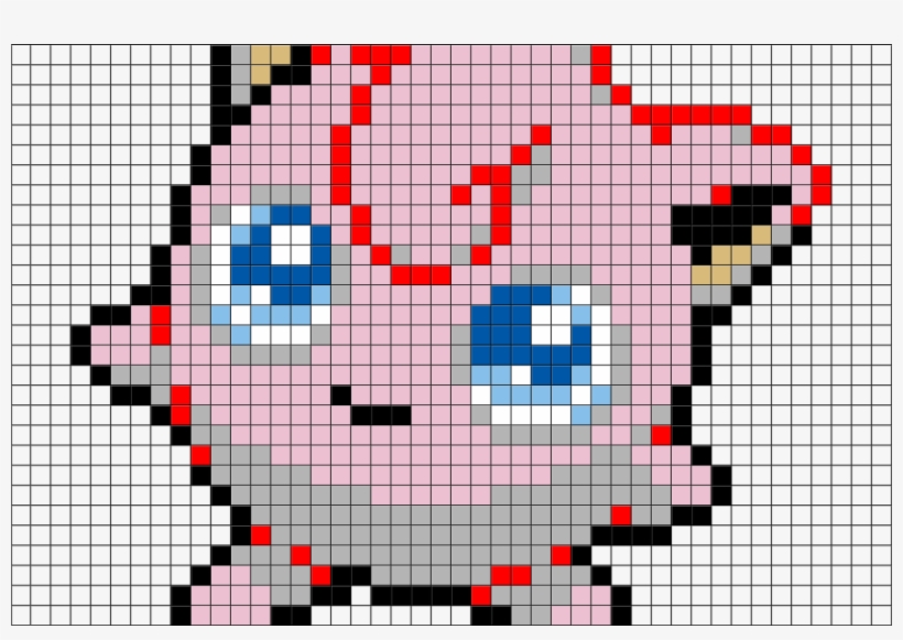 Jigglypuff Pixel Art, transparent png #1493007