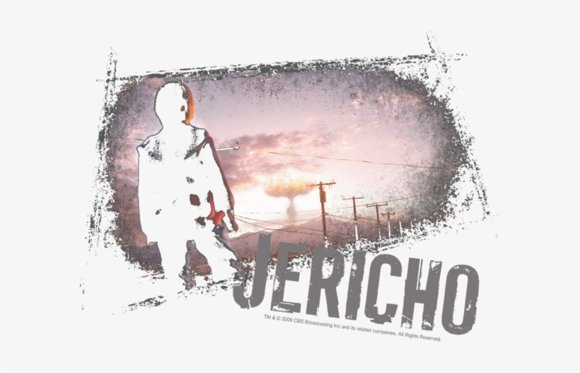 Jericho Mushroom Cloud Men's Heather T-shirt - Jericho, transparent png #1493285