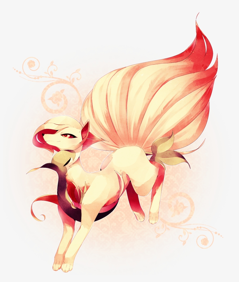 Ninetales Pokemon Fan Art - Illustration, transparent png #1493330