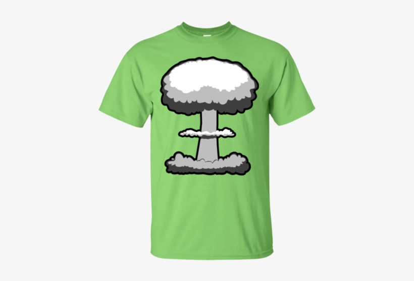 Mushroom Cloud Graphic T-shirt - Atomic Bomb Clipart Png, transparent png #1493450