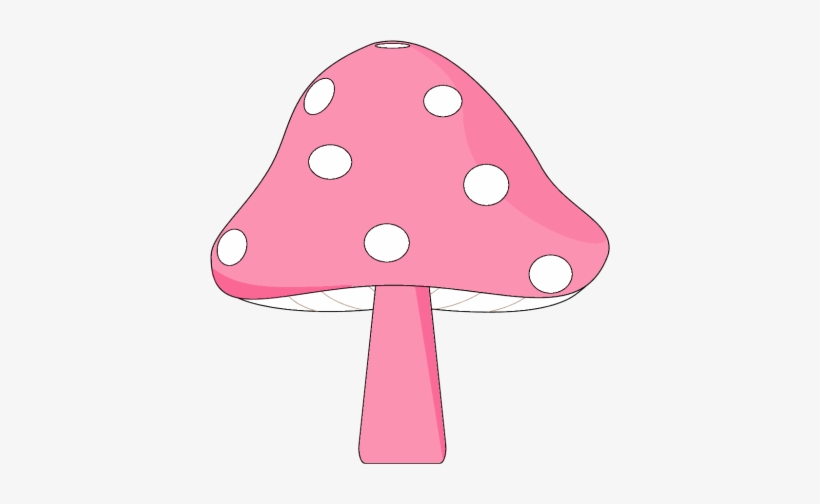 Mushroom Clipart Mashroom - Pink Mushroom Clipart, transparent png #1493469