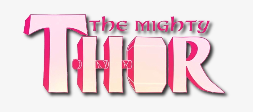 The Mighty Thor Logo1 - Mighty Thor Comic Logo, transparent png #1493553