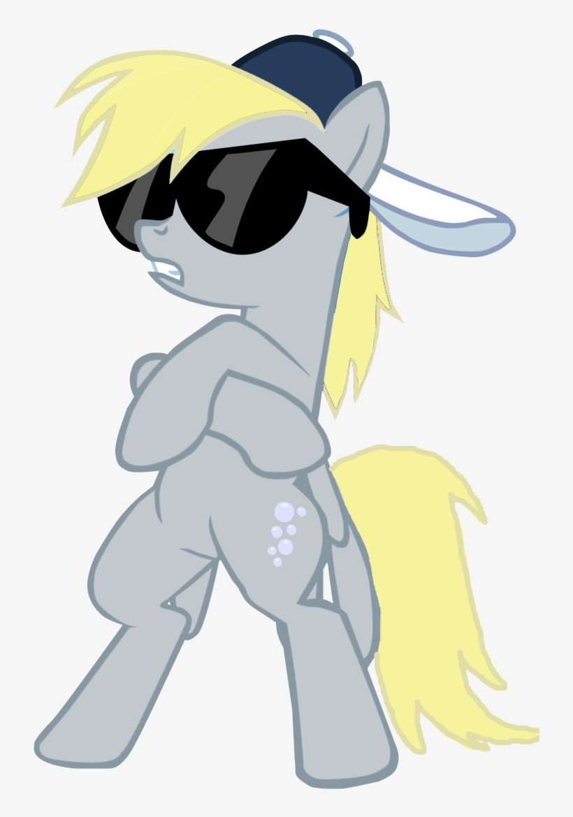 Derpy Hooves Sings Without Me By Eminem By Skulluigi - Rainbow Dash With Glasses, transparent png #1493897