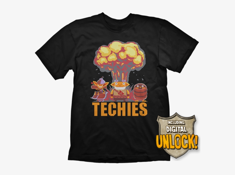 Dota 2 T-shirt The Techies Mushroom Cloud Ingame Code - Bioshock T Shirt, transparent png #1494124