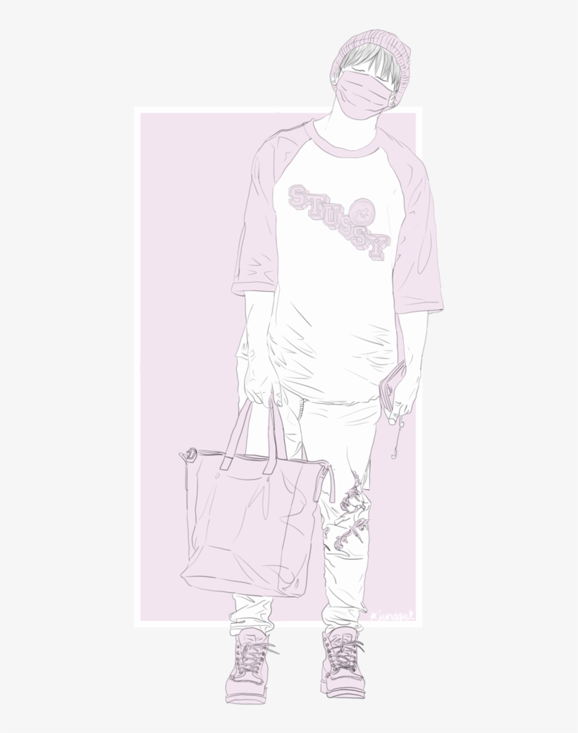 Jungkook Lineart By Jungguk On Deviantart - Sketch, transparent png #1494325