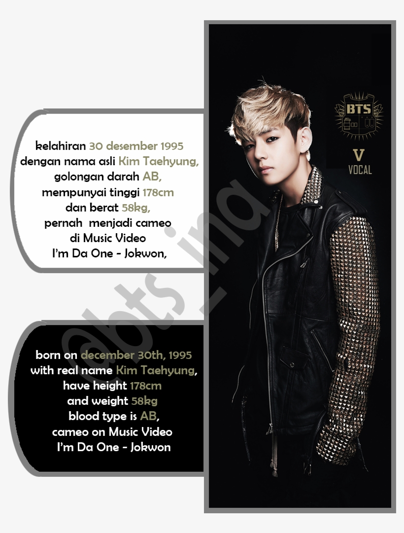 Kim Taehyung V - Tipe Ideal Kim Taehyung, transparent png #1494541