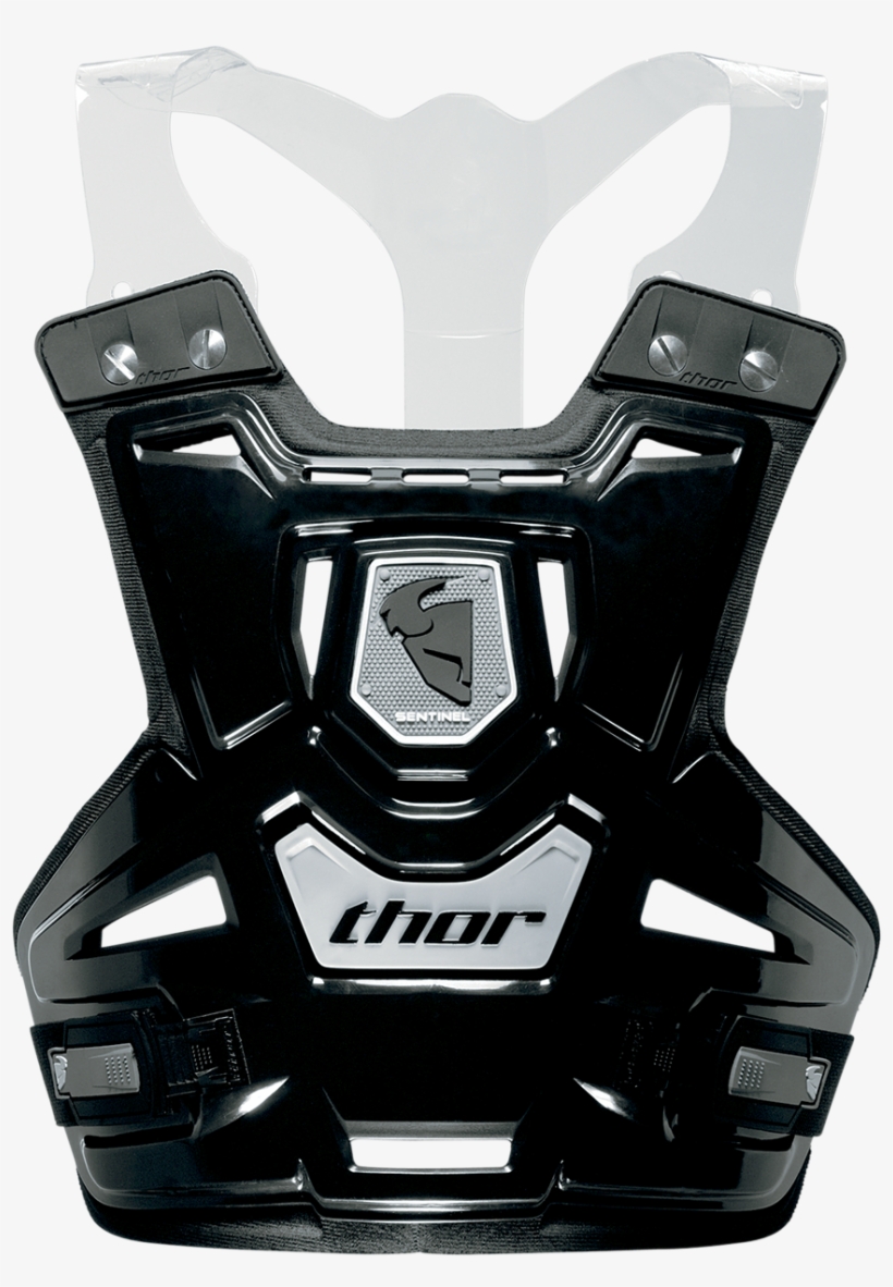 Thor Chest Protector Youth Sentinel Pro Black - Thor Sentinel Pro Black Protector, transparent png #1494588