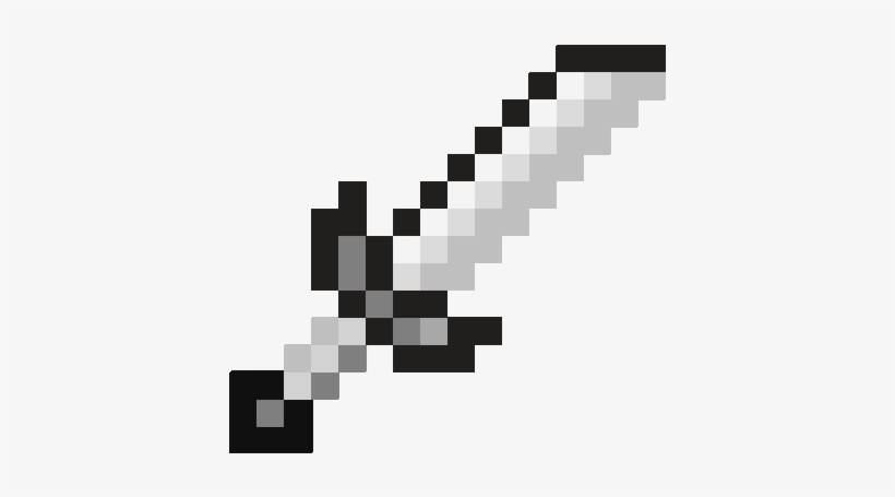 Minecraft Iron Sword Png Image Freeuse - Minecraft Iron Sword Pvp, transparent png #1494660