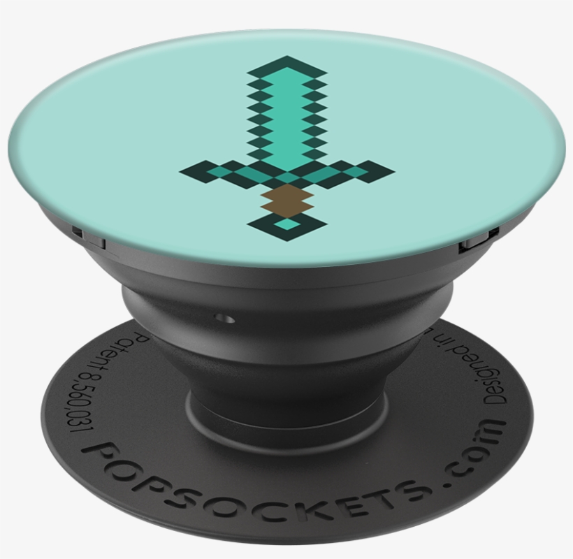 Minecraft Sword Popsockets Grips - Minecraft Popsocket, transparent png #1494871