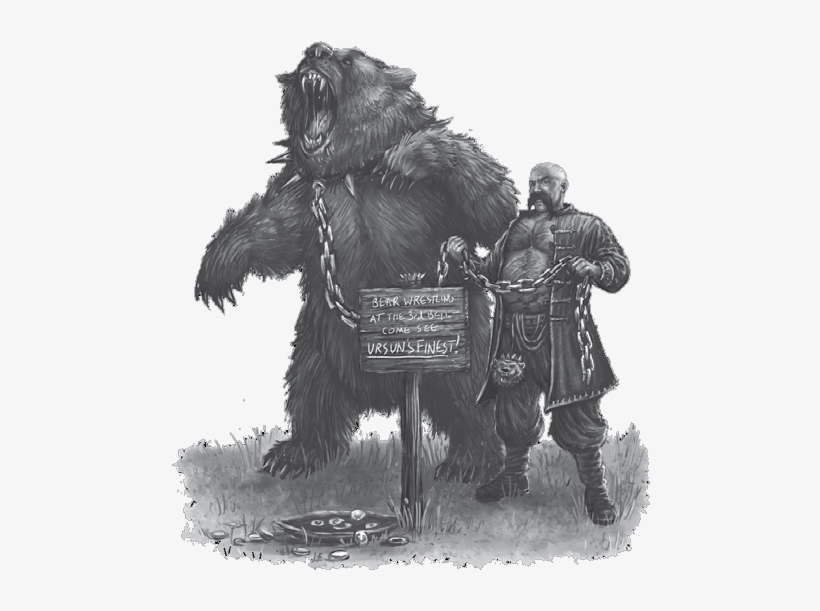 I Am Certain That We Can Handle Anything In Those Ruins - Kislevite Bear Tamer, transparent png #1495027