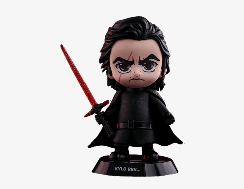 Kylo Ren Cosbaby Vinyl Hot Toys Figure - Cos Sw Ep8 1.0 S カイロ・レン(マスクナシ) [フィギュア], transparent png #1495076