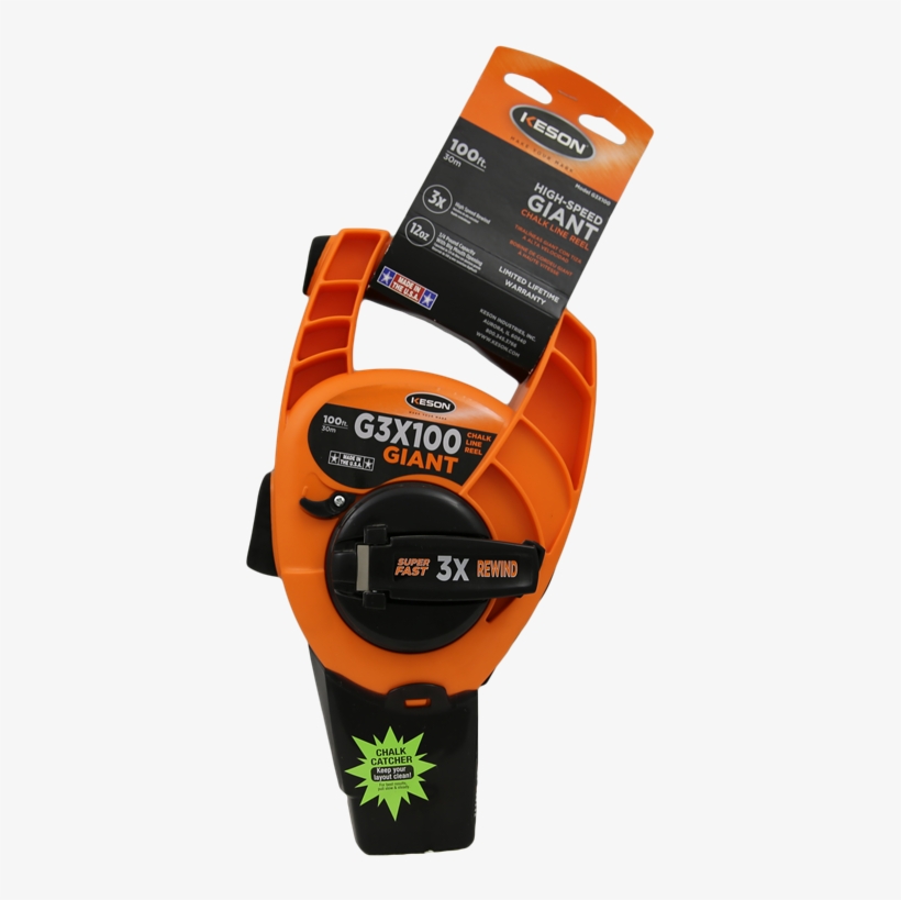 Keson Giant Chalk Line - Strap, transparent png #1495123