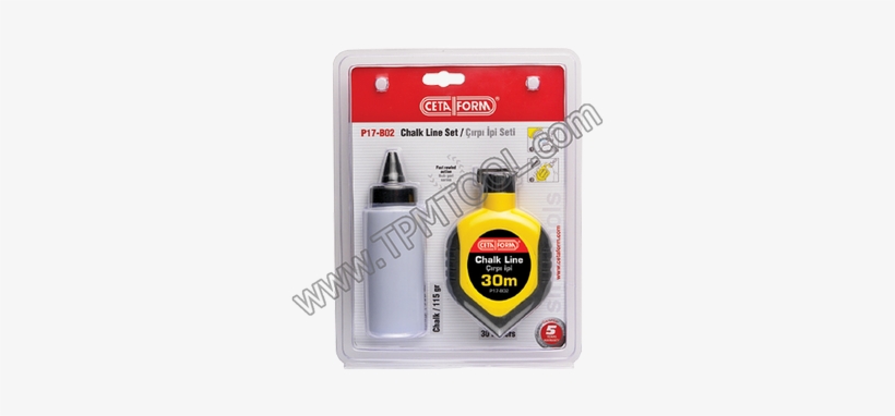 P17-b02 Chalk Line Set - Metre, transparent png #1495209