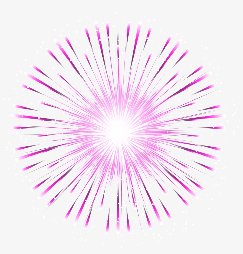 Pink Firework Transparent Png Clip Art Image - Pink Fireworks Transparent, transparent png #1495256