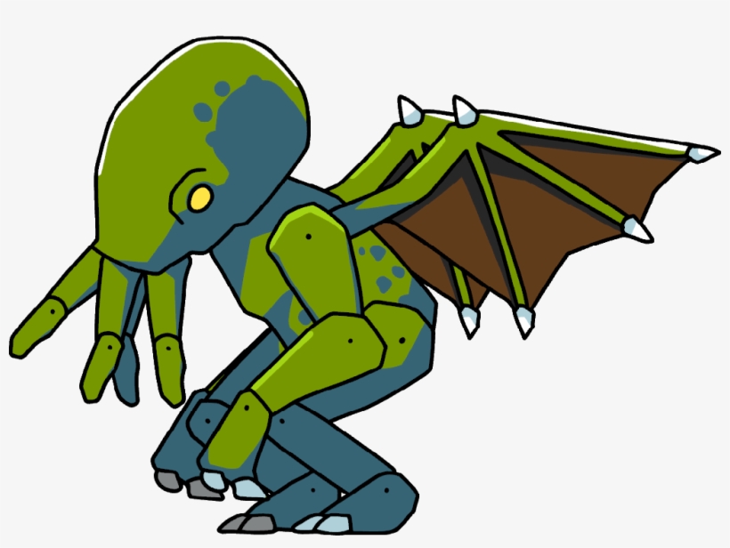 Cthulhu - Cthulhu Scribblenauts, transparent png #1495289