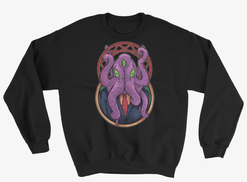 Cthulhu Attorney At Law Sweatshirt - Vaporwave Clothing Png, transparent png #1495512