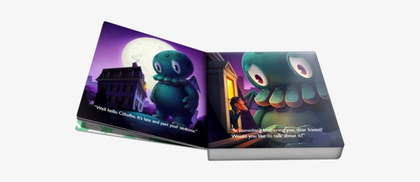 Sweet Dreams Cthulhu Hardcover Board Book - Fais De Beaux Rêves Cthulhu, transparent png #1496102