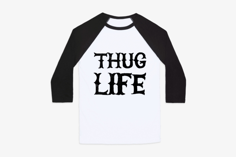 Thug Life Baseball Tee - Half Of My Heart Is In The Army Shirt, transparent png #1496198
