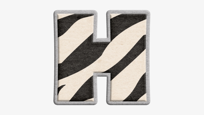 B *✿* Cebra H - Number, transparent png #1496356
