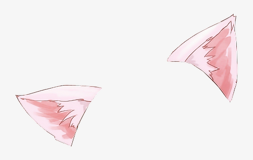 Report Abuse - Pink Cat Ears Transparent, transparent png #1496884