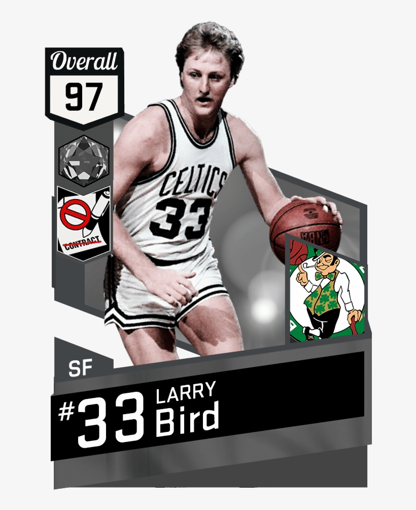 Larry Bird - Nba 2k17 Larry Bird, transparent png #1496908