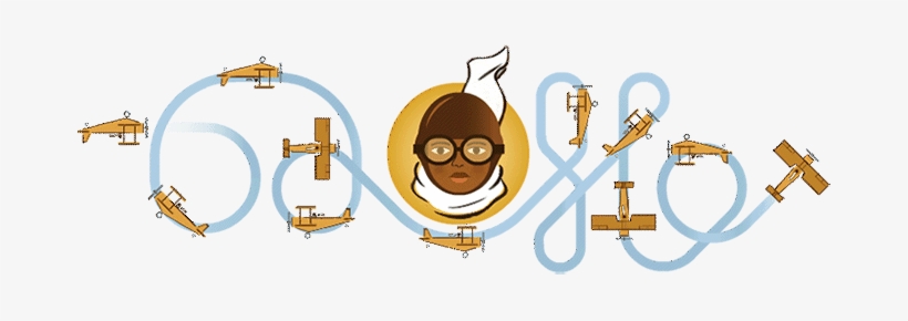 Bessie Coleman Google Doodle, transparent png #1496978