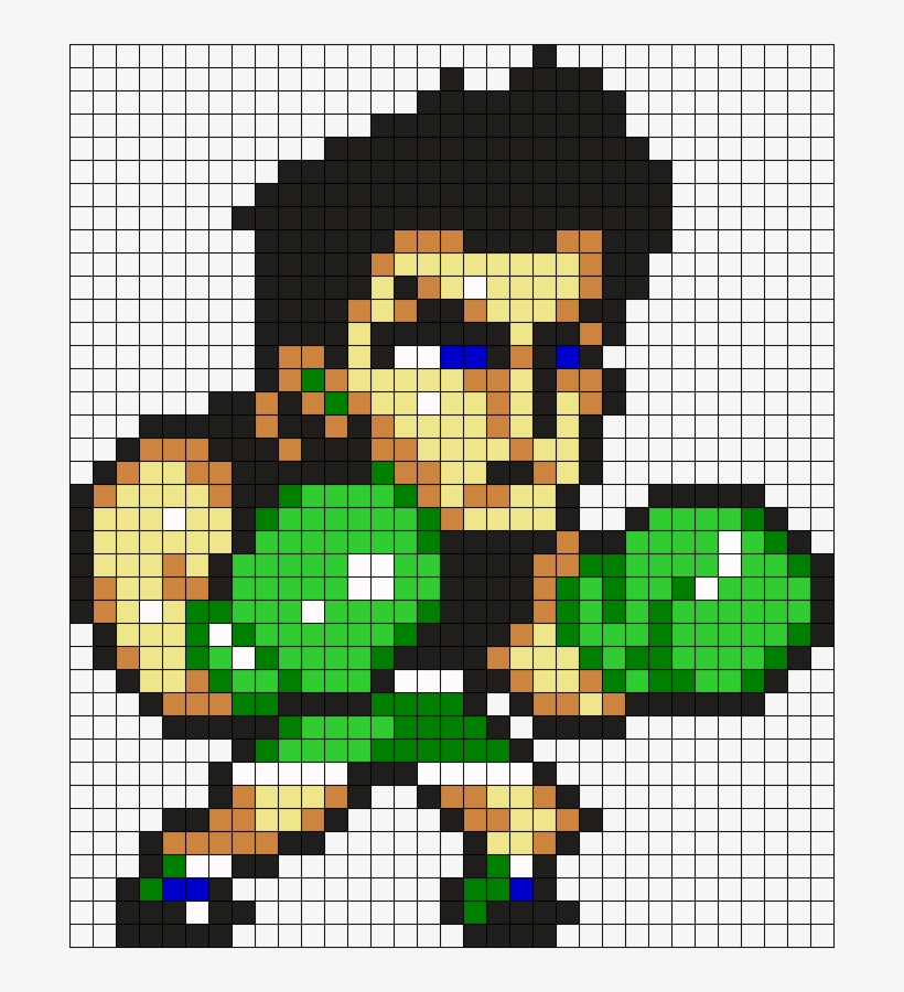 Little Mac Perler Bead Pattern / Bead Sprite - Little Mac Pixel Art, transparent png #1497022